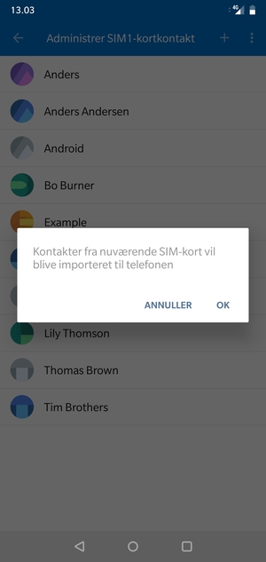 Vælg OK