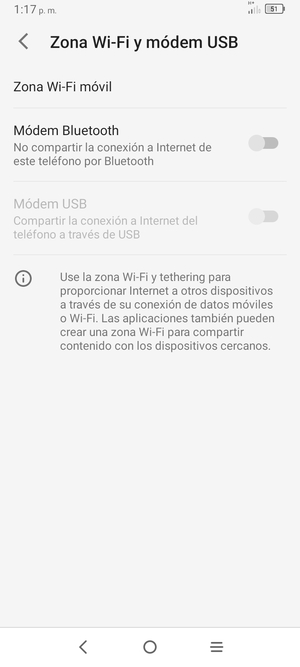 Seleccione Zona Wi-Fi móvil