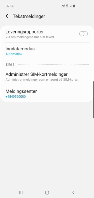 Velg Meldingssenter
