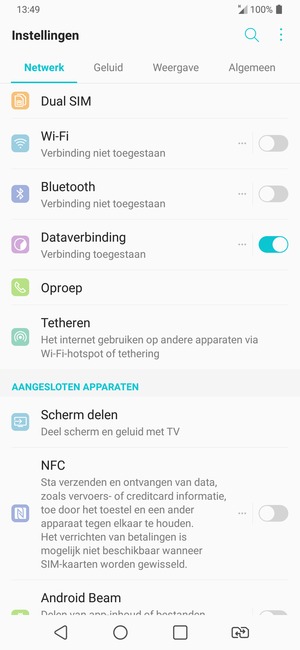 Selecteer Netwerk