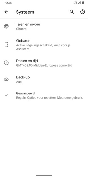 Selecteer Geavanceerd