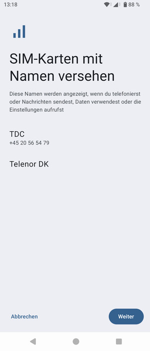 Wählen Sie Weiter