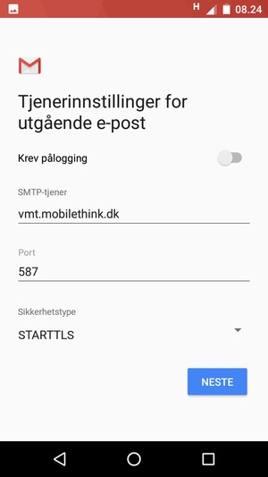 Velg Sikkerhetstype