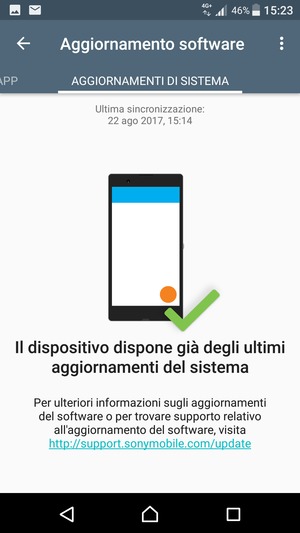 Seleziona il tasto Menu