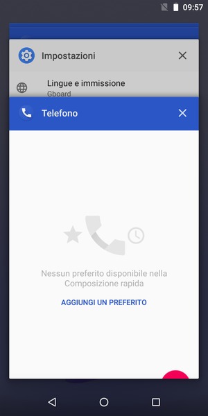 Scorri verso destra le app per chiuderle