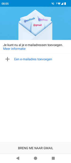 Selecteer Een e-mailadres toevoegen