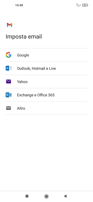 Seleziona Google