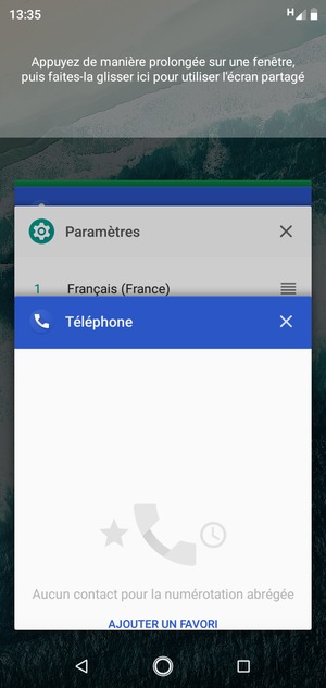 Faites glisser les applis vers la droite pour les fermer