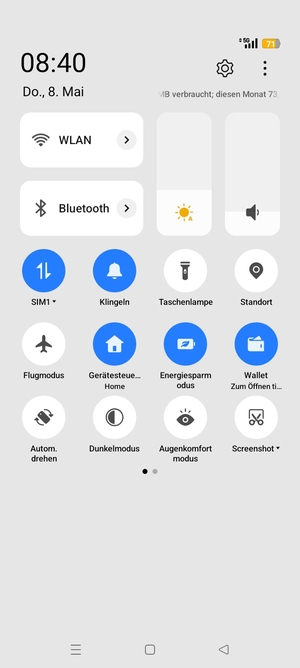 Schalten Sie Energiesparmodus ein