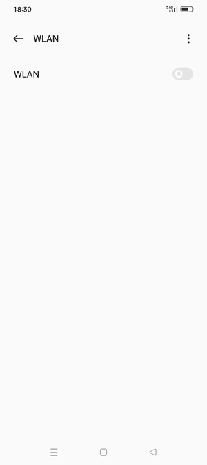 Schalten Sie WLAN ein
