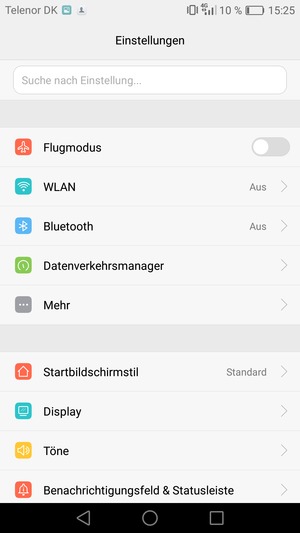 Wählen Sie Mehr