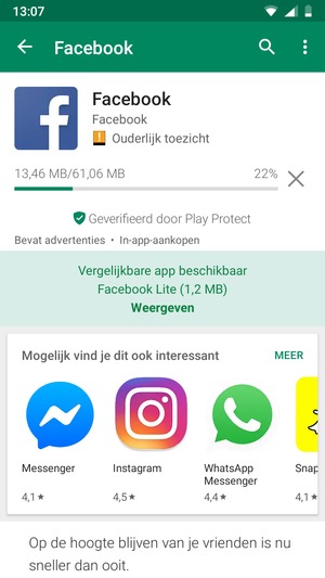 Wacht tot het installatieproces beëindigd is