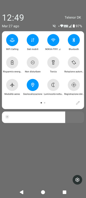 Disattiva Wi-Fi e Bluetooth