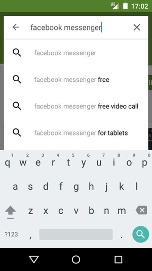 Enter the app name and select Search