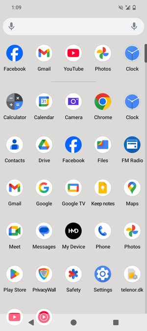 Scroll to and select Settings
