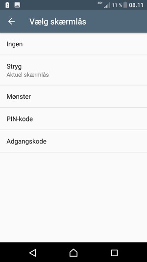 Vælg Mønster