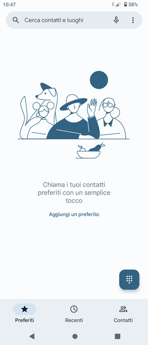 Seleziona Tastiera