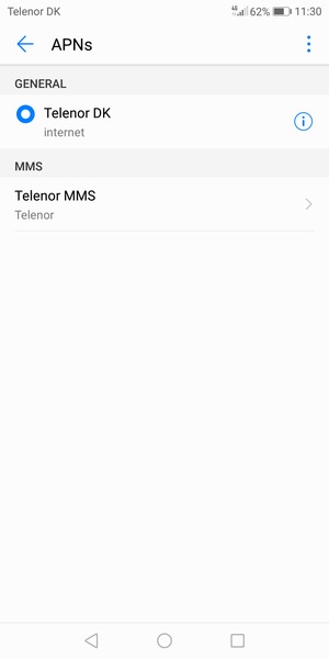 Select the Menu button
