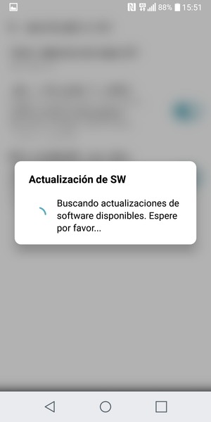 Espere a que la búsqueda termine