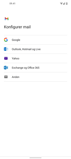 Vælg Google