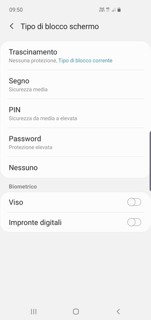 Seleziona Segno