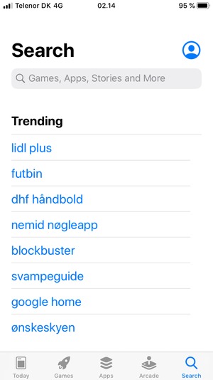 Select the Search bar