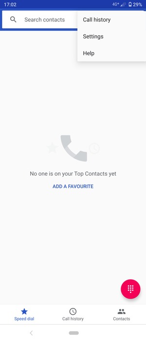Select Settings