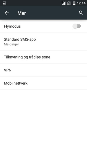 Velg Mobilnettverk
