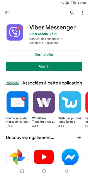 Sélectionnez Ouvrir
