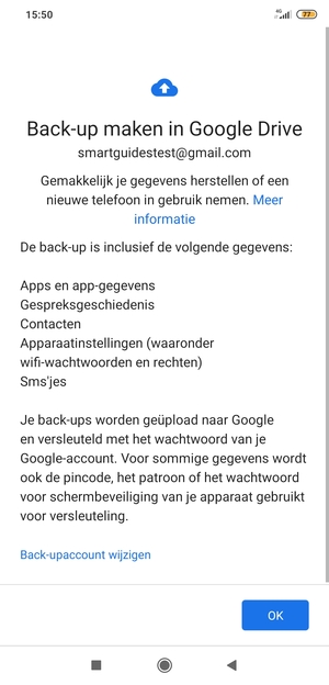 Selecteer OK