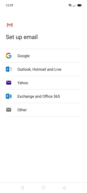 Select Outlook, Hotmail and Live