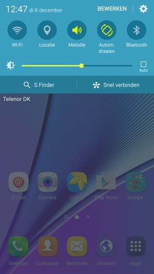 Vink het selectievakje Auto aan