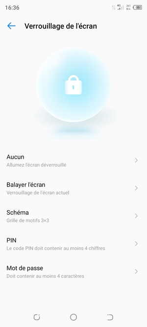Sélectionnez Schéma