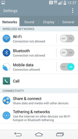 Select Wi-Fi