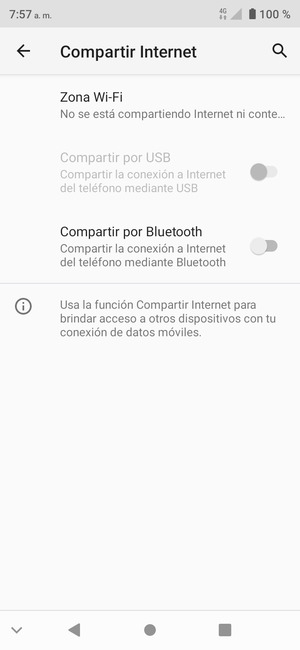 Seleccione Zona Wi-Fi