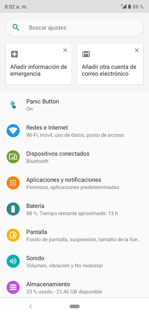Seleccione Redes e Internet