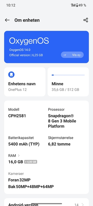 Velg OxygenOS