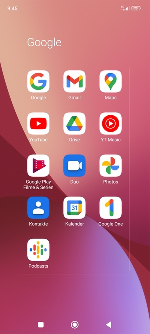Wählen Sie Gmail