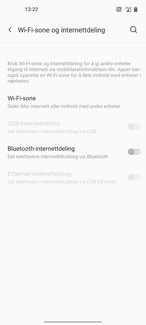 Velg Wi-Fi-sone
