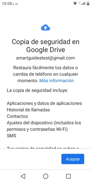 Seleccione Aceptar