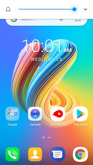 Continue to press to take the volume down to the required level