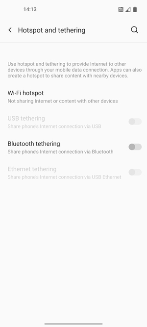 Select Wi-Fi hotspot