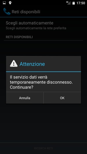 Seleziona OK