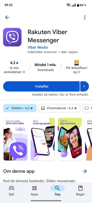 Vælg Installer