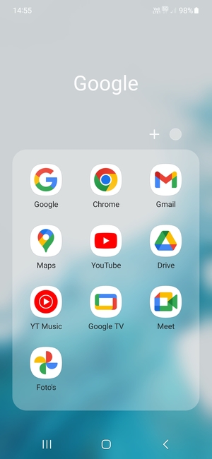 Selecteer Gmail