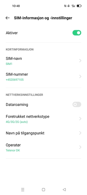 Velg Navn på tilgangspunkt
