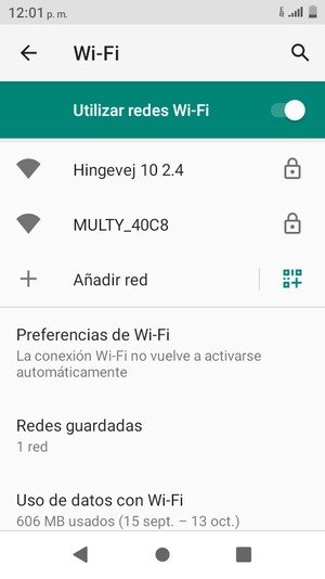 Seleccione la red inalámbrica a la que desea conectarse