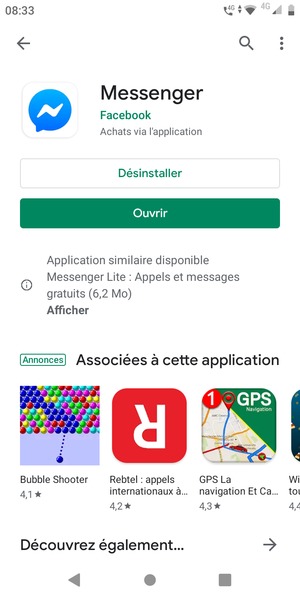 Sélectionnez Ouvrir