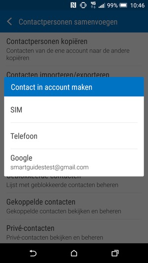 Selecteer Google