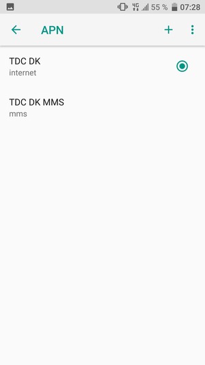 Telefonen din er konfigurert til MMS